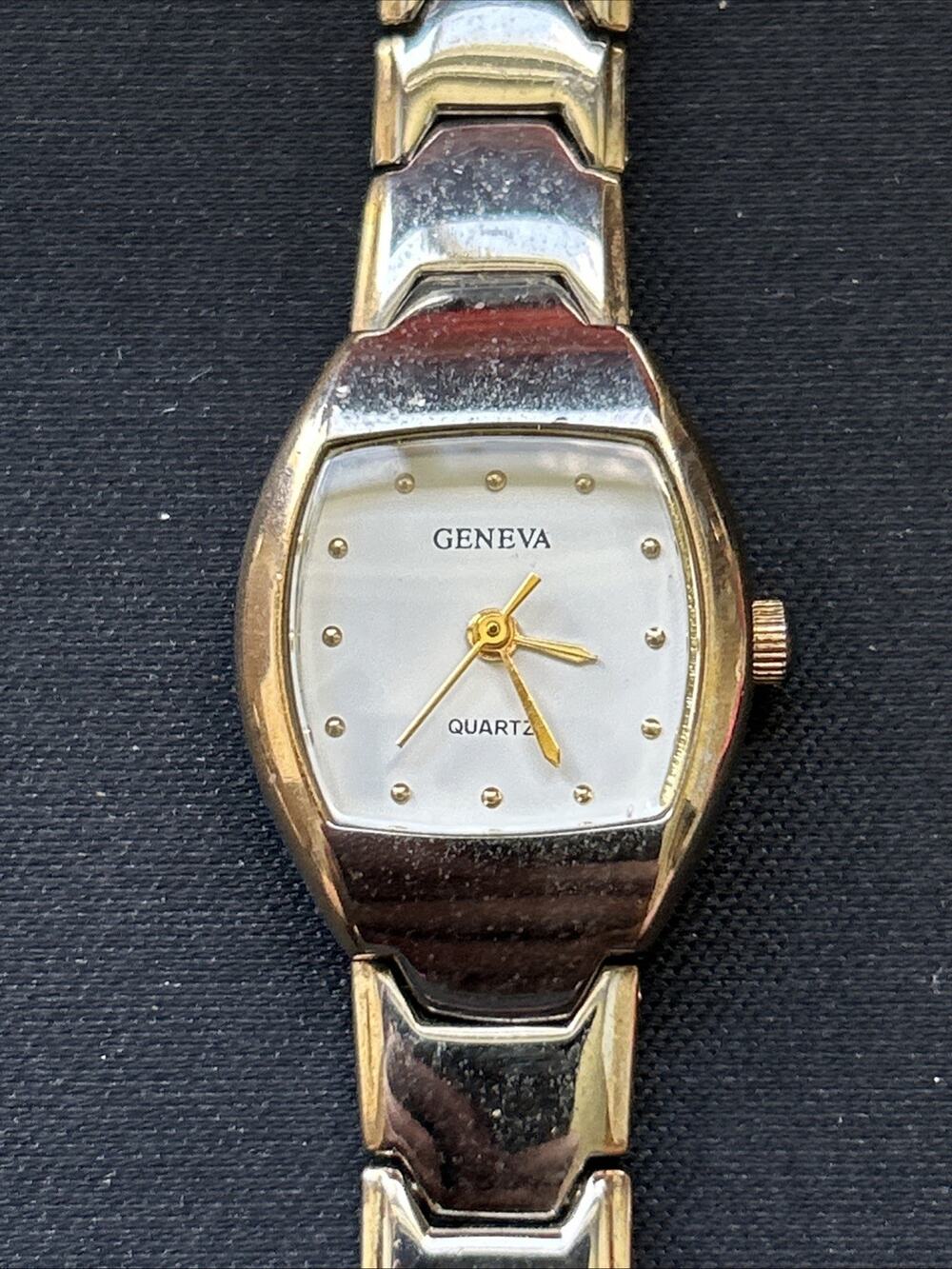 Geneva Silver Tone Women’s Quartz Watch